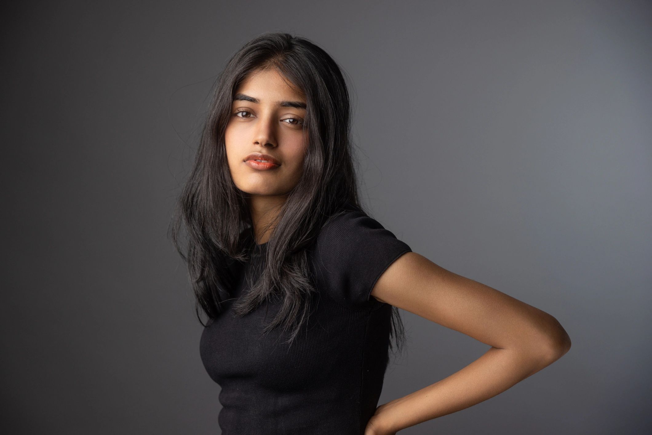 Studio portrait session example